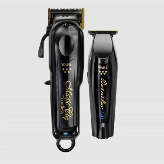 ماشین اصلاح ست وال باربر کمبوخط زن،صفرزن حجم زن ست بسیار کاربردی مخصوص ارایشگران ماهرشارژ  Wahl Barber Combo Cordless
